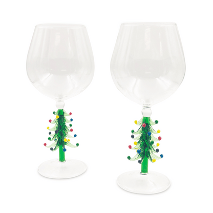 🎄3D Christmas Tree Wine Glasses
