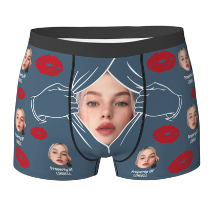 💋"Kiss & Tell" Custom Boxer Briefs