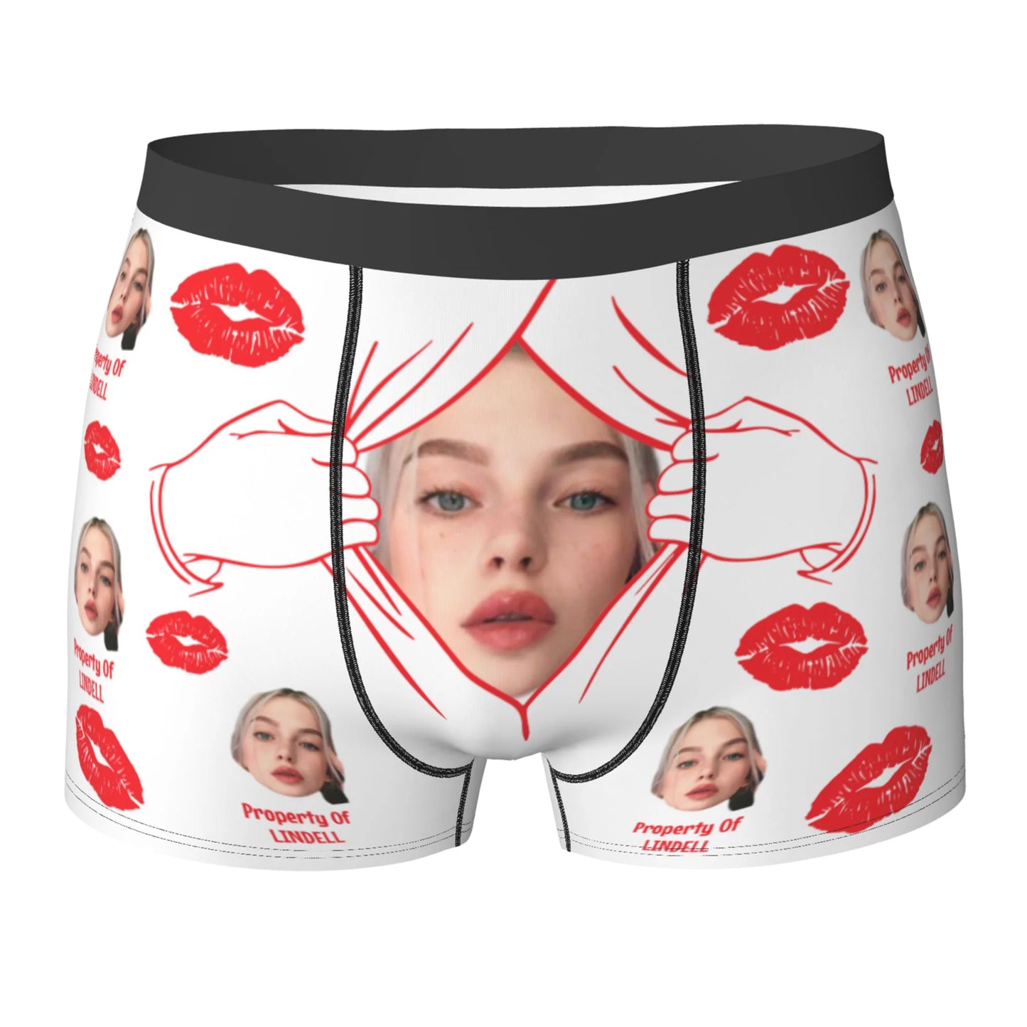 💋"Kiss & Tell" Custom Boxer Briefs