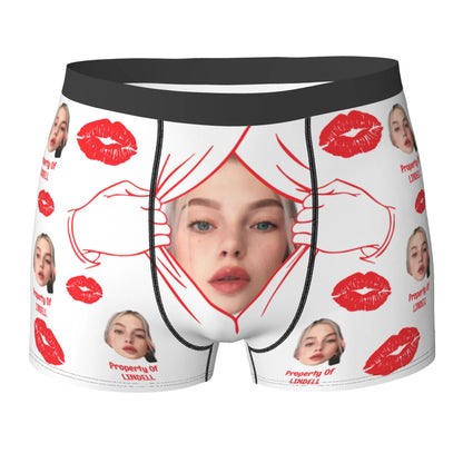 💋"Kiss & Tell" Custom Boxer Briefs