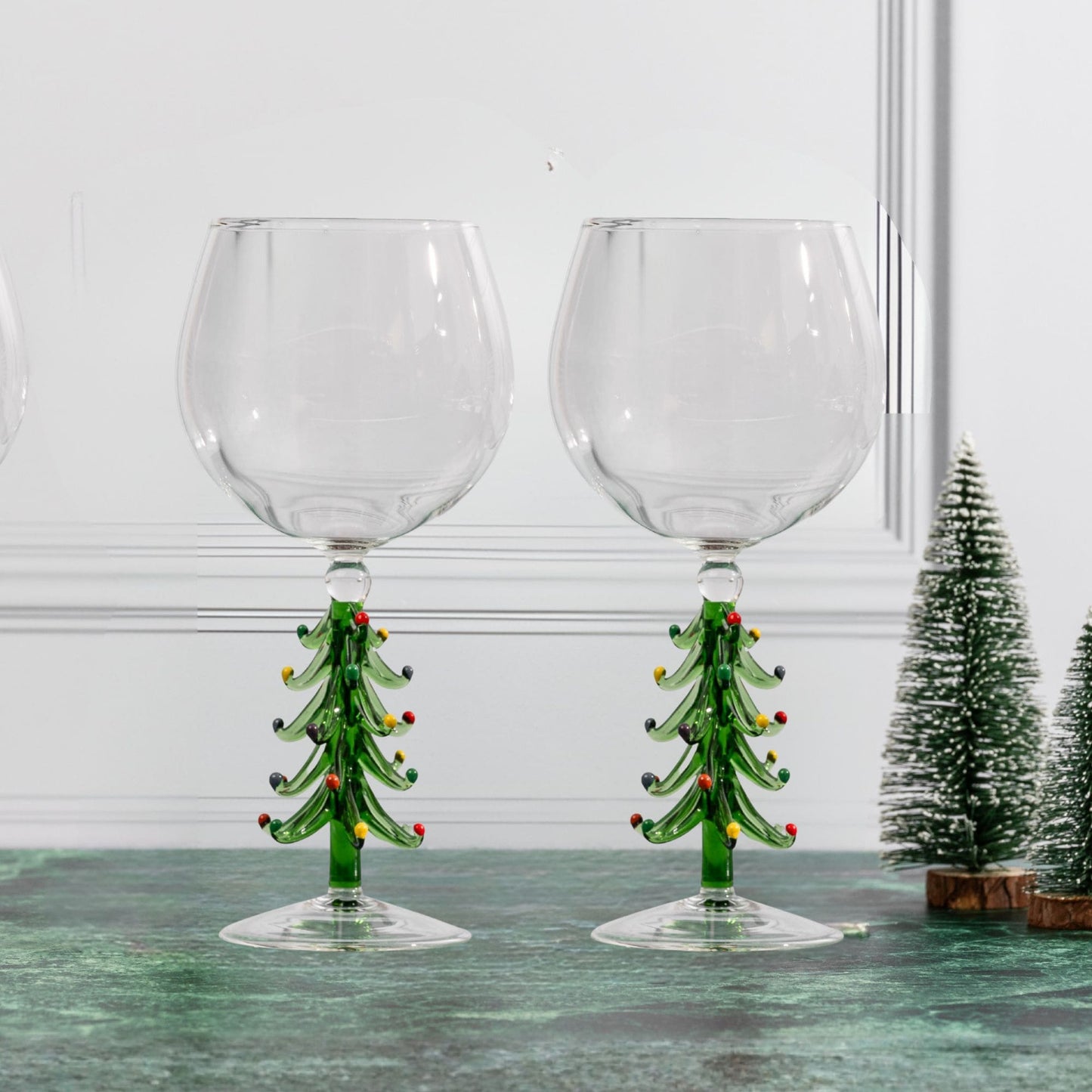 🎄3D Christmas Tree Wine Glasses