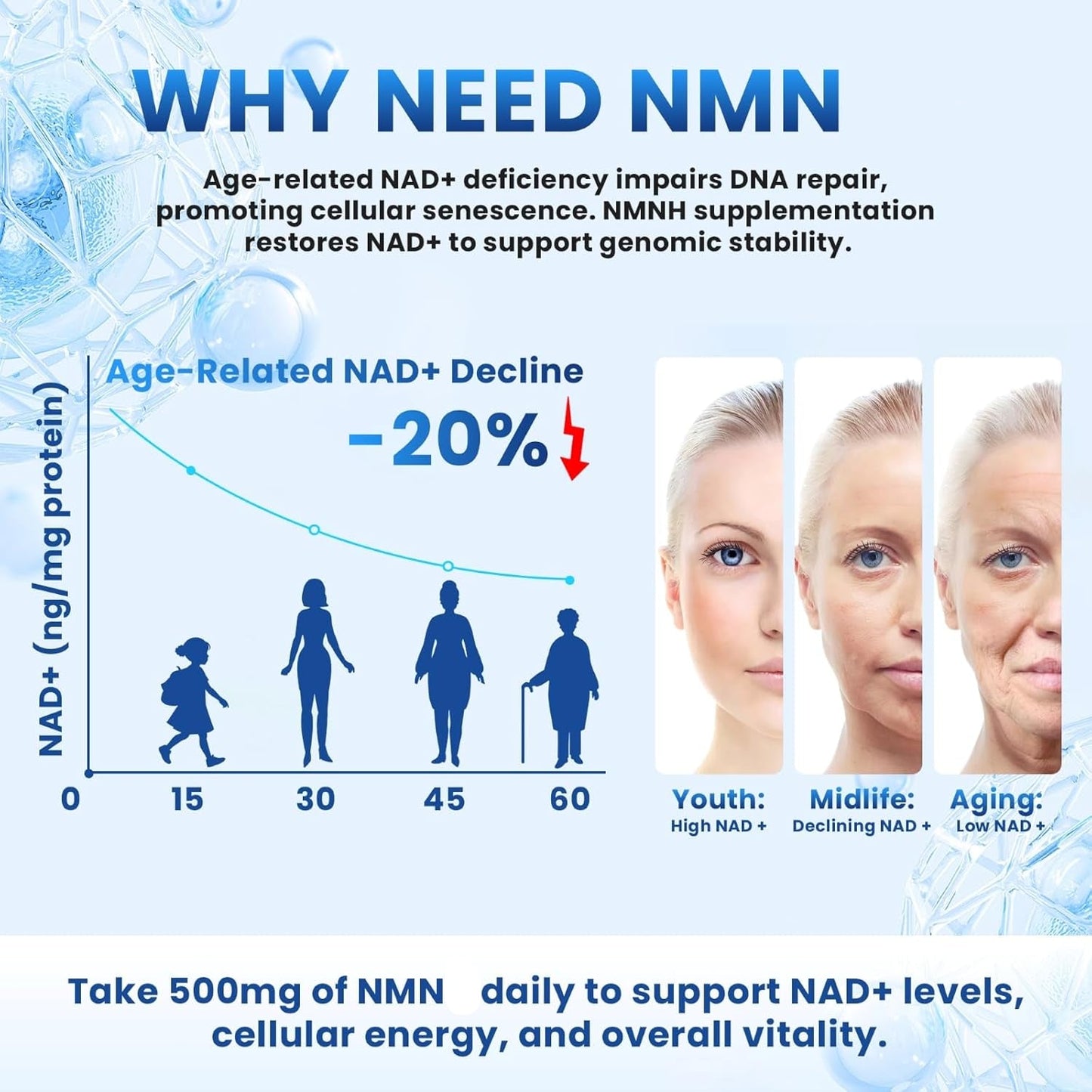 BHF™ Purest NMN Nicotinamide Mononucleotid