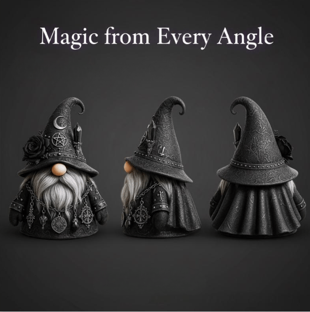 🔥Christmas Sale🎄Master of Mysteries Witch Gnome 🧙 Spooky-Cute Magic Decor For Your Shelf ✨