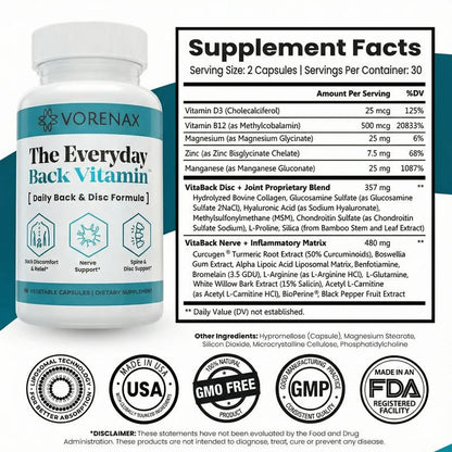 Vorenax Everyday Back Vitamin