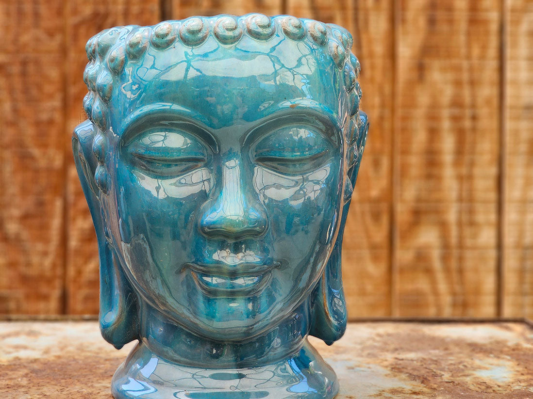 Buddha Head Planter By Plantatorem