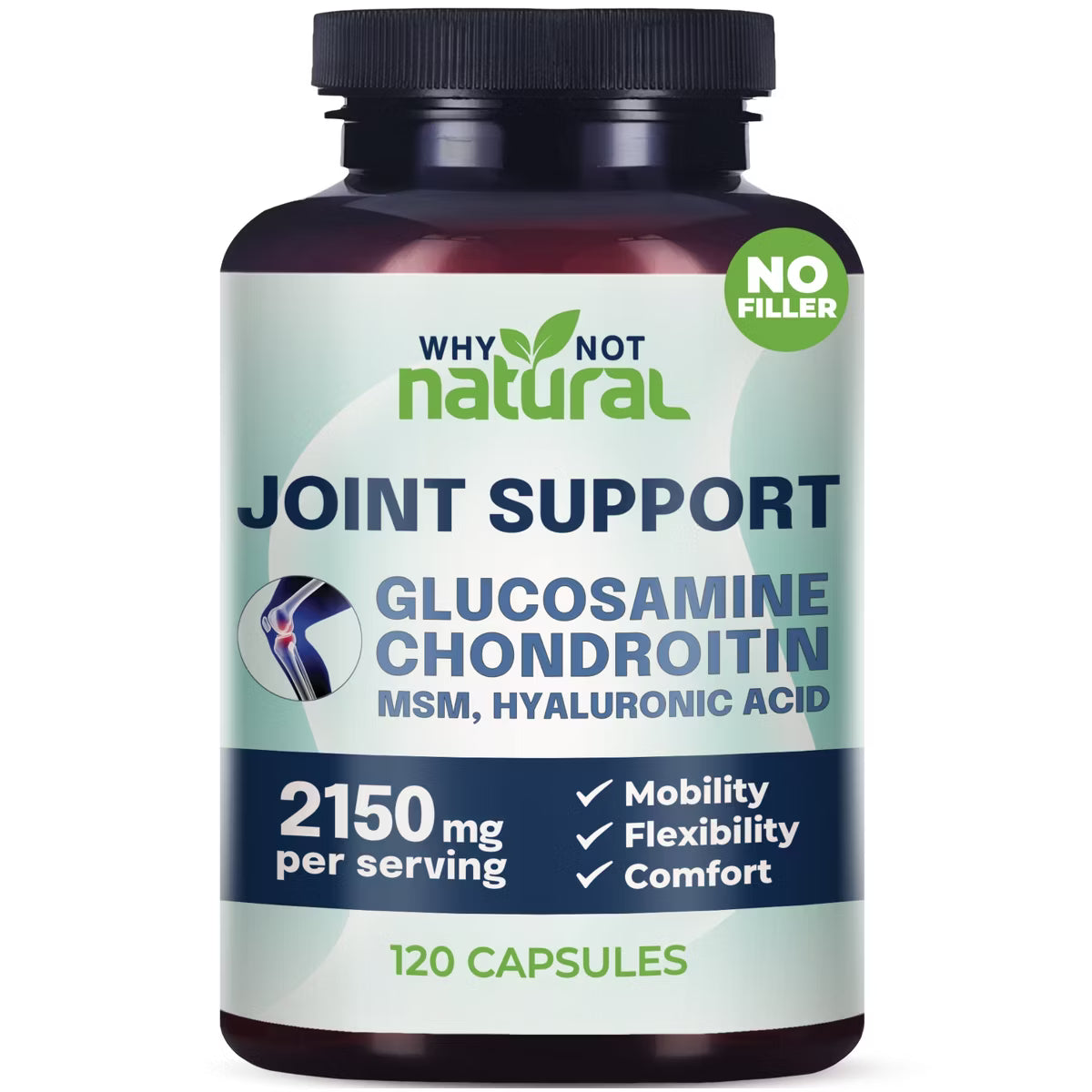 Glucosamine Chondroitin MSM Joint Support Knee & Joint Health Supplement