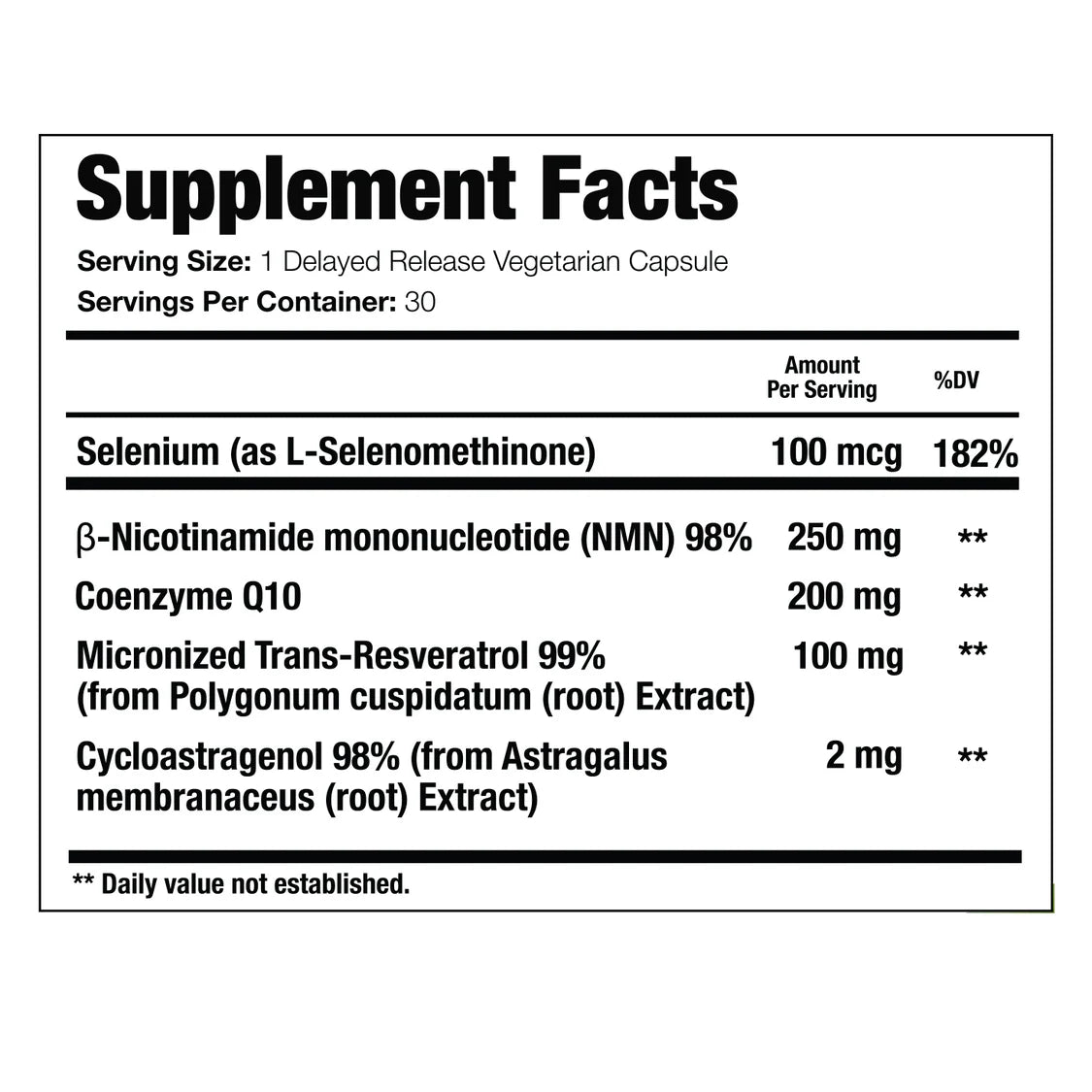 Liposomal NMNH - 5-in-1 Age Defense Formula